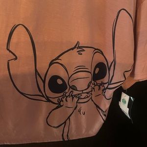 Disney Lilo & Stitch Pink Sleep Lounge Top Women’s 2XL